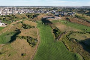 Minot 18th Aerial Fairway